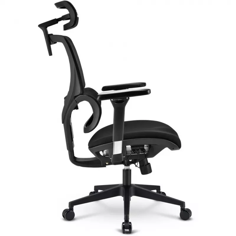 Bürostuhl Sharkoon OfficePal C40 — schwarz, ergonomisches Design, höhenverstellbar