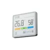 Kombinierter Hygrometer, Thermometer und Uhr MOVA MTHM01 – digitale Inneneinheit zur Messung der relativen Luftfeuchtigkeit und Temperatur, kompakt für Schreibtisch, Regal oder Wand
