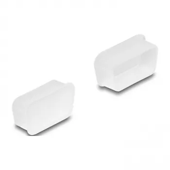 DeLOCK 67121 Port-Staubschutzkappe 2 Stück VGA Transparent PVC