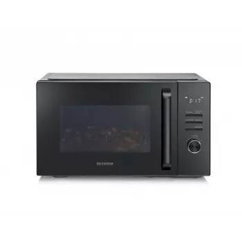 Kombi-Mikrowelle SEVERIN MW 7798, Tischgerät, 29 L, 900 W, Schwarz, 315 mm Drehteller