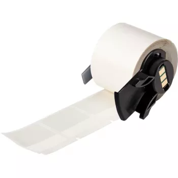 Brady, M6-32-427, Vinyl, selbstlaminierend, Weiß/Transparent, matt, 38.10 x 12.70(38.10) mm, für Kabeldurchmesser von 4.00 - 8.10 mm, permanent (250 Stk.) (174283)