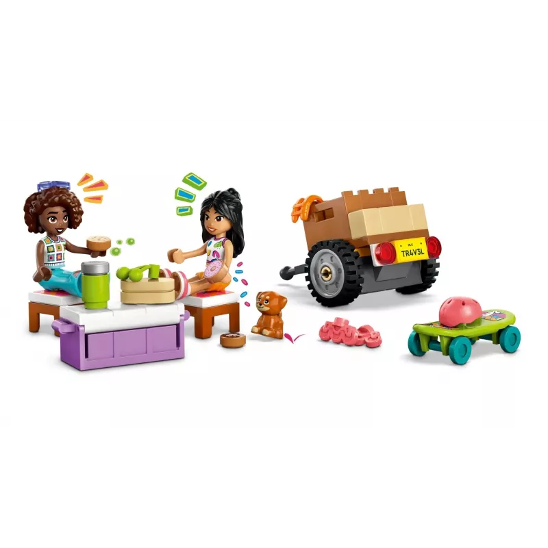 Bauspielzeug LEGO Friends Spielset 42659 Abenteuerreise mit Freunden, 220 Teile, 2 Minifiguren, ab 6 Jahren