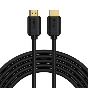 Baseus 2x HDMI 2.0 4K 60Hz Kabel, 3D, HDR, 18 Gbit/s, 5 m (schwarz)