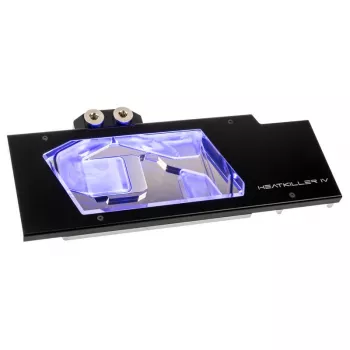 Watercool Full-Cover-GPU-Wasserkühler Heatkiller IV für Radeon RX 5700 / XT, Acryl + Nickel, RGB, schwarz
