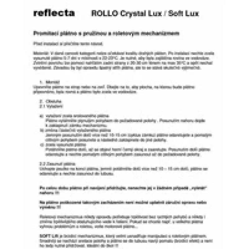 Projektionsleinwand Reflecta CrystalLine Rollo 176x176 cm