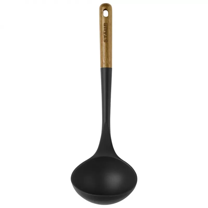 Staub Löffel - 31 cm, Braun-schwarz