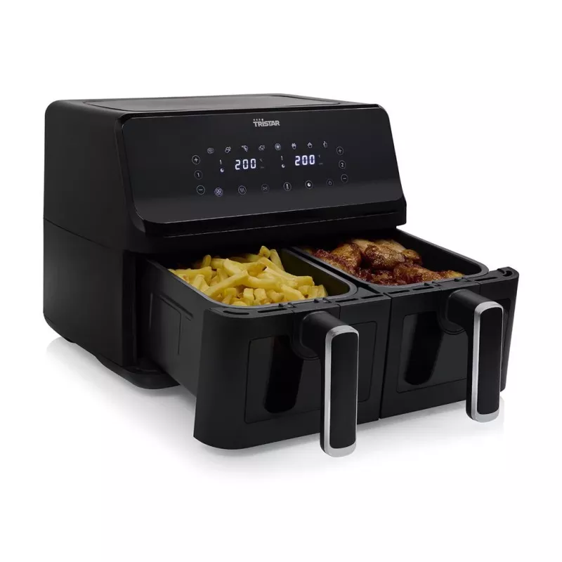 Heißluftfritteuse Tristar FR-9040 8 L 2700 W Double Schwarz