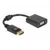 Adapter DisplayPort 1.2 Stecker auf VGA Buchse DeLOCK 61006