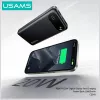 Powerbank usams PB80 PD20W 10000mAh — tragbarer Ladegerät, schwarz