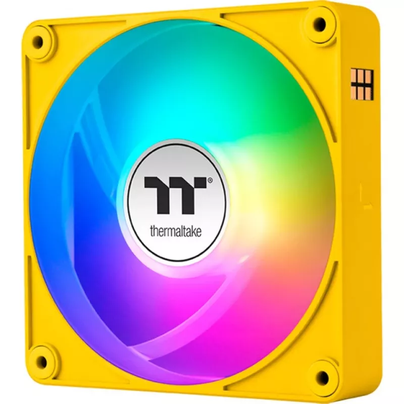 Thermaltake CT120 EX ARGB 120 mm Gelb 3er-Pack Gehäuselüfter