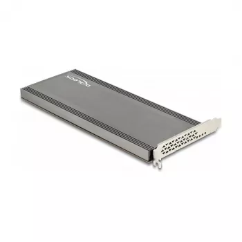DeLOCK PCI Express 4.0 x16 Karte auf 4 x interne NVMe M.2 Key M mit Kühlkörper und Lüfter