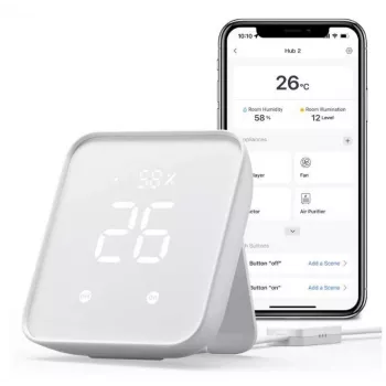 Smart Home Hub SwitchBot W3202100 — Wi‑Fi- und Bluetooth-Gateway für SwitchBot-Geräte