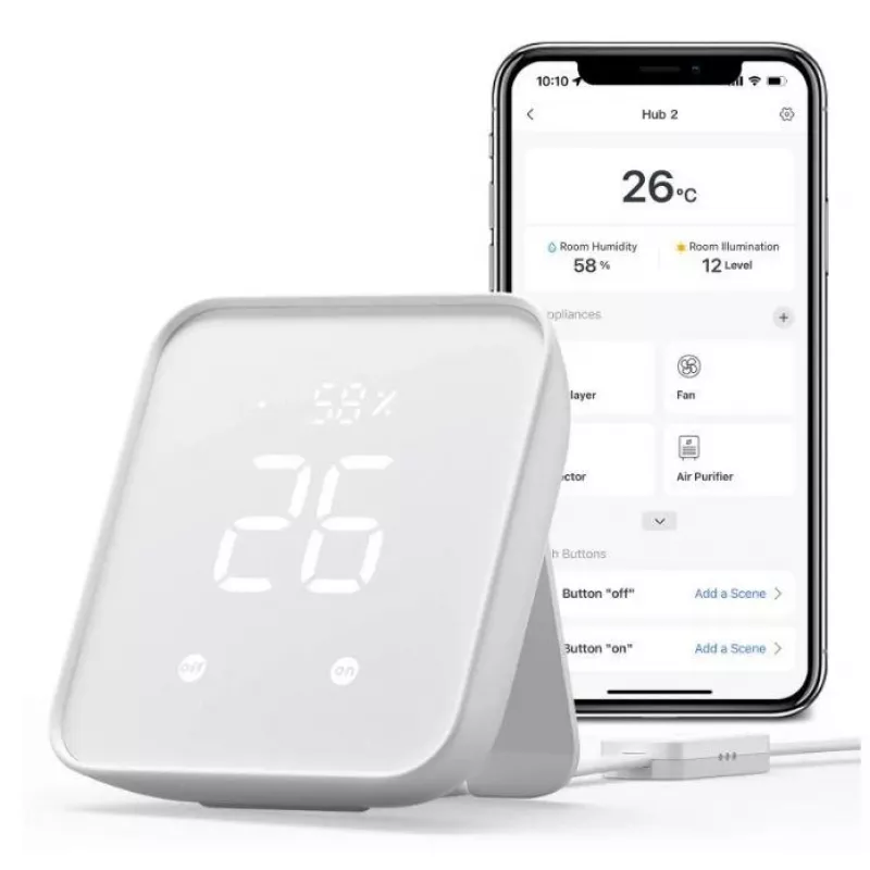 Smart Home Hub SwitchBot W3202100 — Wi‑Fi- und Bluetooth-Gateway für SwitchBot-Geräte