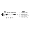 USB-Kabel DeLOCK 88165 1 m USB A Schwarz