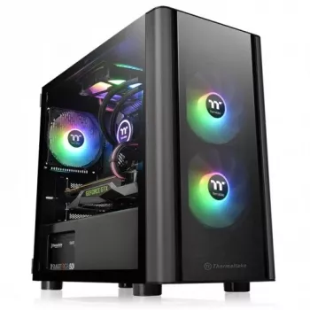 PC-Gehäuse Thermaltake V150 TG Micro Tower Schwarz