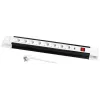 Power Extension LogiLink LPS207 3m 8 AC Outlets Schwarz White