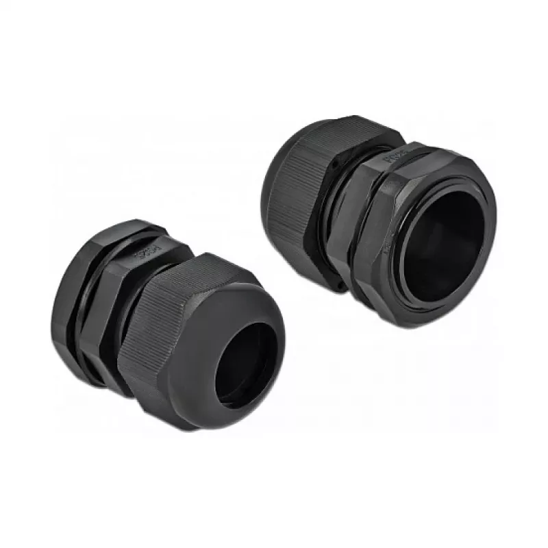 Kabelverschraubung DeLOCK 60224 Schwarz Kunststoff 10 Stk.