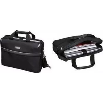 Notebook-Tasche LIGHTPAK Sierra 46112 – Polyester, schwarz, für Standard-Laptops