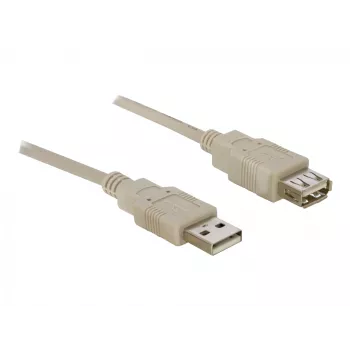 USB 2.0 Verlängerungskabel DeLOCK 82240 3m Grau