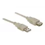 USB 2.0 Verlängerungskabel DeLOCK 82240 3m Grau