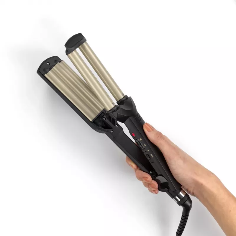 BaByliss C260E EasyWaves Texturier-Eisen Warm Black, Silver 70,9 (1,8 m)