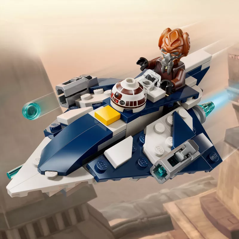 LEGO Microfighter Star Wars Plo Koons Jedi Starfighter 75400 — 89 Teile, 1 Minifigur, Alter 6+