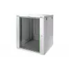 DIGITUS Professional Dynamic Basic Series DN-19 16U-6/6-EC - Gehäuse - geeignet für Wandmontage - Grau, RAL 7035 - 16U - 48,3 cm (19)