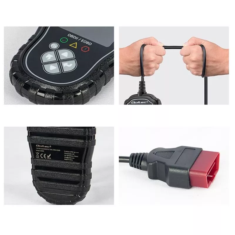 OBDII-Diagnosetester QOLTEC ProLine 50685 — Fahrzeug-OBD-II-Scanner für 8V/25V-Systeme