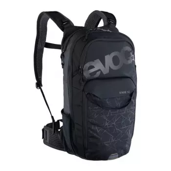 Fahrradrucksack EVOC Stage Schwarz Nylon 12L 2L Trinkblase