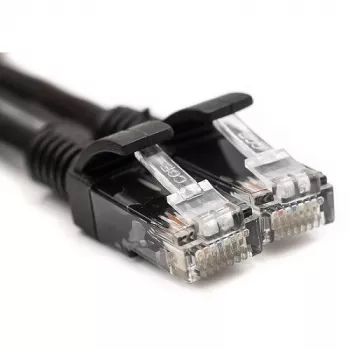 Cable Cat5E UTP, 25m, Schwarz