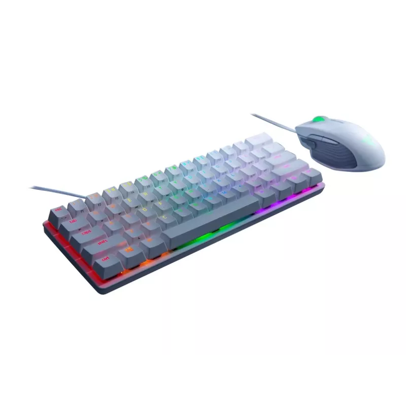 Mechanische Gaming-Tastatur Razer Huntsman Mini 60% Weiß USB QWERTY US International Optische Schalter