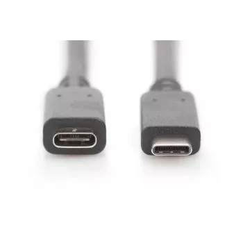 USB-Typ-C-Verlängerungskabel Digitus AK-300210-007-S 0,7 m