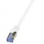 Netzwerkkabel LogiLink 50m Kat.6A RJ-45 S/FTP Weiß