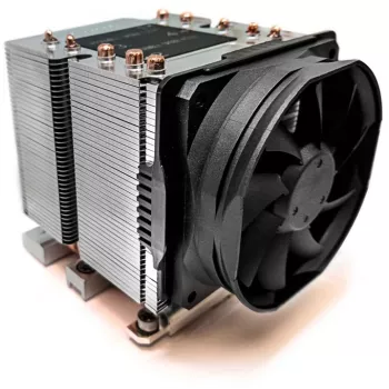 Cooler Inter-Tech B-14 Processor 8 cm Schwarz Silver