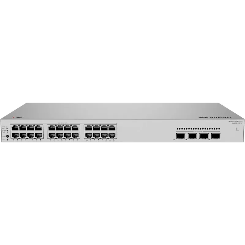 Huawei S220S-24P4J Gigabit PoE Switch, 4x 2.5G SFP 24x PoE, 4x 2.5G SFP