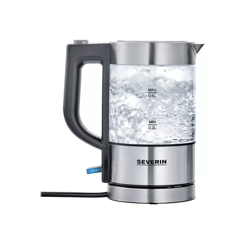 Severin WK 3472 Wasserkocher 0,5 L Silber 1100 W (WK3472)
