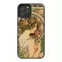Handyhülle man and wood für iPhone 12 Pro Max – Primel Schwarz