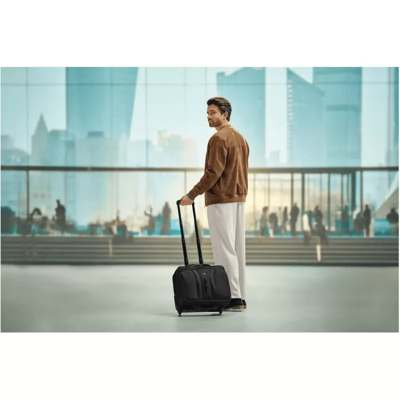 Wenger Rollkoffer-Laptoptasche Legacy Schwarz Series für 15,6 Zoll (39,62 cm) mit Tablet-Fach