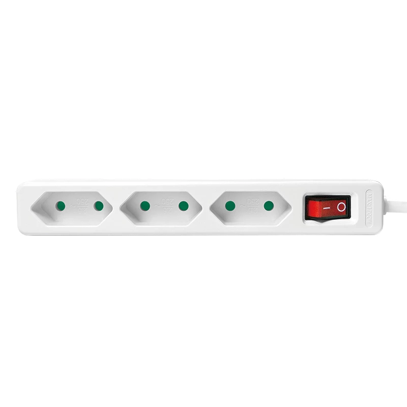 Power Extension LogiLink LPS230 1,5 m 3 AC-Ausgänge Innenbereich Weiß