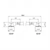 Koaxialkabel DeLOCK 89607 0,5 m MHF (I-PEX) Schwarz Gold