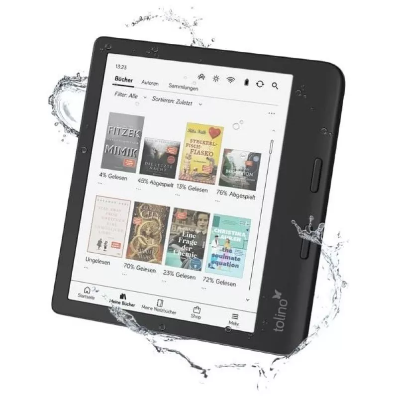 Tolino E-Book-Reader Touchscreen Wi-Fi Schwarz