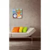 NeXtime klok 8170 Go van Go, 43x43 cm, Wand, Mehrfarbig