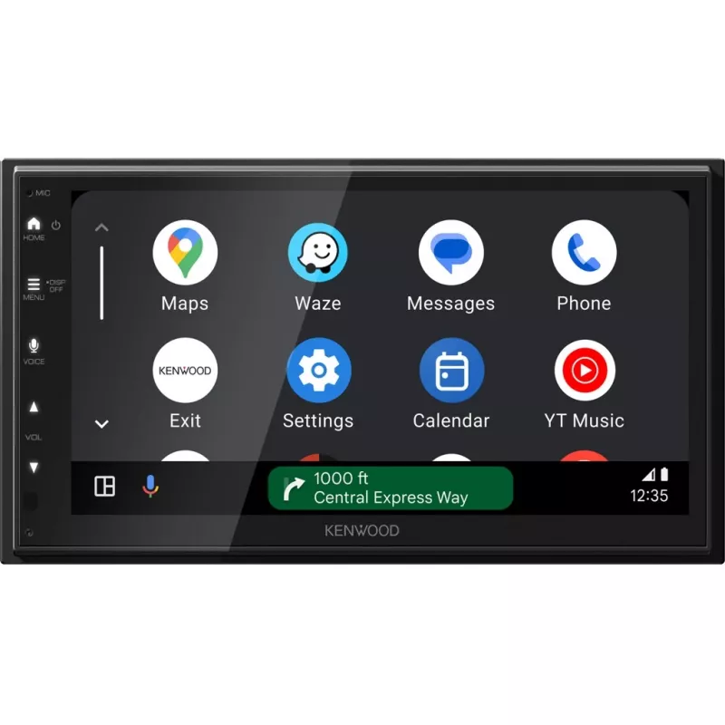 Kenwood Double-DIN Moniceiver mit Android Auto, Apple CarPlay, DAB+ Tuner, Anschluss für Rückfahrkamera