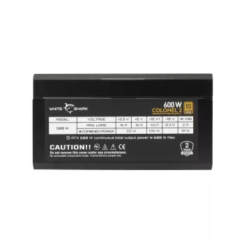Netzteil White Shark GPSU-B600S Colonel-2 600W