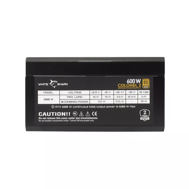 Netzteil White Shark GPSU-B600S Colonel-2 600W