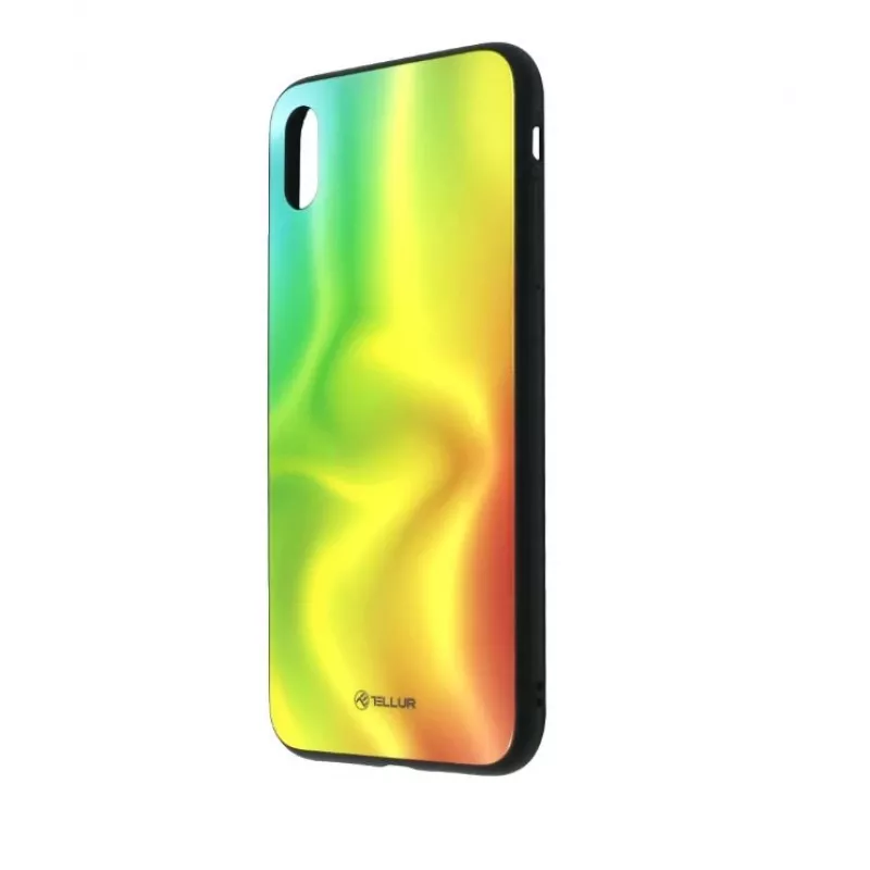 Displayschutzglas Tellur für iPhone XS Max – bedruckte Seidenoberfläche