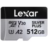 Flash Memory Lexar 512 GB UHS-I microSDXC SILVER PLUS