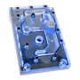 Water block BitsPower Monoblock für ASRock X399M Taichi RGB, Acryl/Kupfer, vernickelt, 90×142×29,1 mm