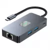 TB Adapter Hub USB-C (7-in-1) HDMI USB SD/TF RJ45 (2500 Mbit/s) PD