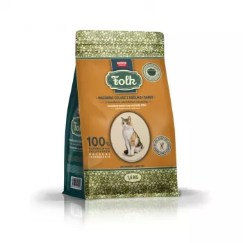FOLK Masurischer Kaninchen- und Rehragout mit Rüben und Cranberries - Trockenfutter für Katzen - 1,6 kg